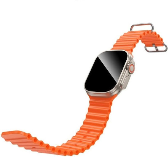 Hoco Y42 ULTRA 49mm Smartwatch με Παλμογράφο (Χρυσό)