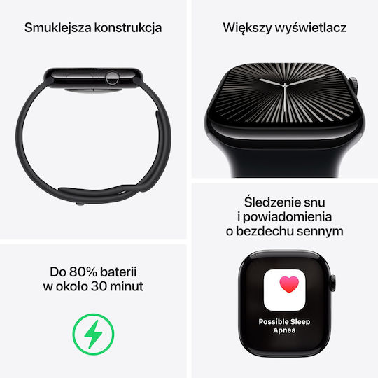 Apple Watch Series 10 Cellular Titanium 46mm Waterproof with eSIM and Heart Rate Monitor (Natural Titanium with Milanese Loop Natural - M/L)