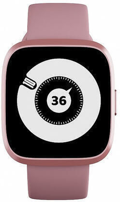 HiFuture Edge Aluminium Smartwatch με Παλμογράφο (Ροζ)