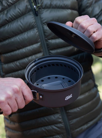 Termos Esbit Cookset Combustibil Solid Oală 1 L Aluminiu