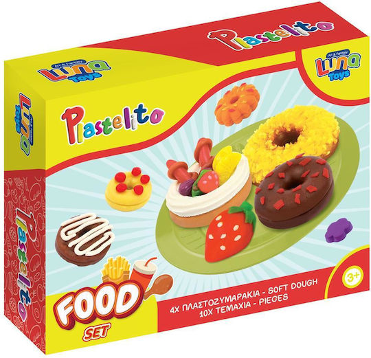 Luna Plasticine Play Food for 3+ Years 5 Pieces