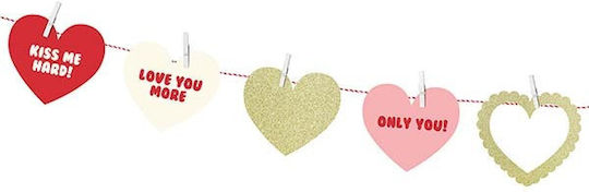 PartyDeco Sweet Love Girlande Für Party
