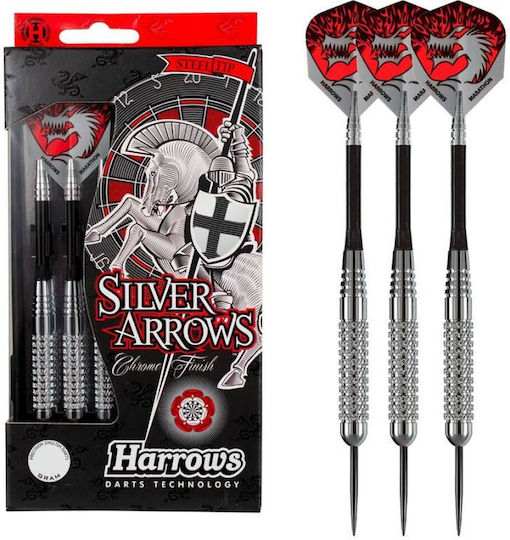 Harrows Silver Arrows Steel Tip Darts 3x26gr