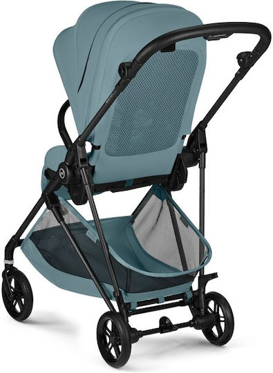 Cybex Melio Carbon Reversible Baby Stroller Suitable for Newborn Stormy Blue 5.9kg