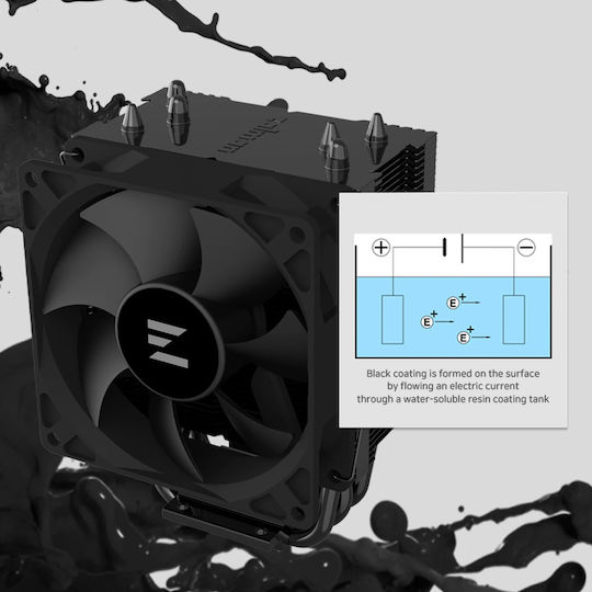 Zalman CNPS4X-BK-V2 Ψύκτρα Επεξεργαστή για Socket 1700/1851/AM4/AM5