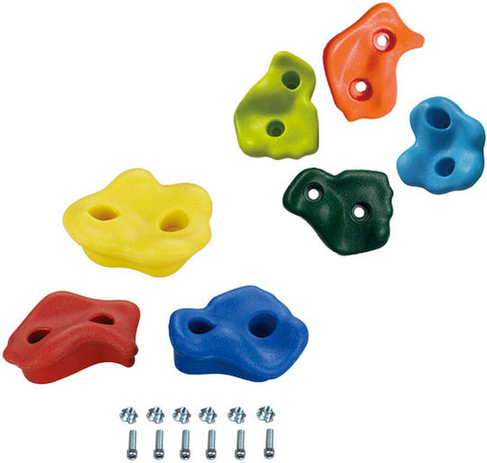 Stânci De Cățărat Din Plastic 5 Bucăți Multicolore 53151