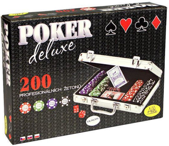 Albi Σετ 200 Μάρκες Poker σε Βαλίτσα