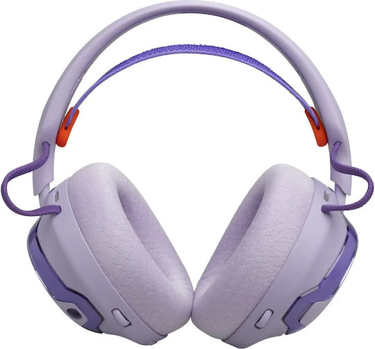 JBL Quantum 650 Ασύρματο Over Ear Gaming Headset με σύνδεση Bluetooth / USB Μωβ