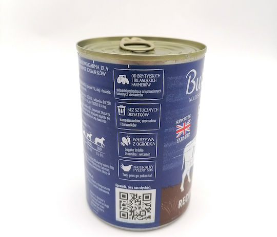 Butcher's Pet Care Original Recipe Wet Food Dogs in Cans with Beef Grain-Free & Gluten-Free 400gr