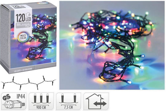 120 Λαμπάκια LED 9μ. Πολύχρωμα σε Σειρά