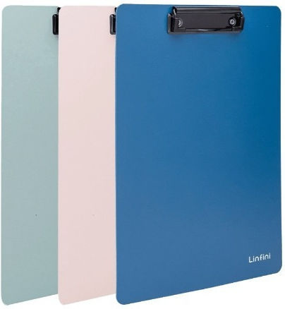 Deli Seminar Clipboard PP A4 Linfini Ef403 Assorted 5 Pieces