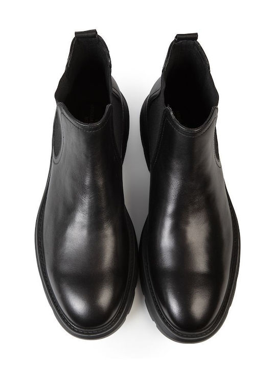 Leather Black Chelsea Boots
