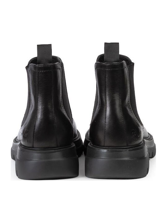 Leather Black Chelsea Boots