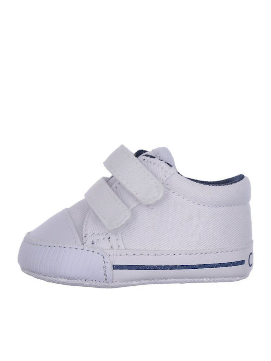Adidași Copii Cu Închidere Hoop & Loop Albi