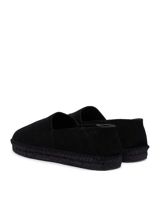Men's Espadrilles In Black Colour