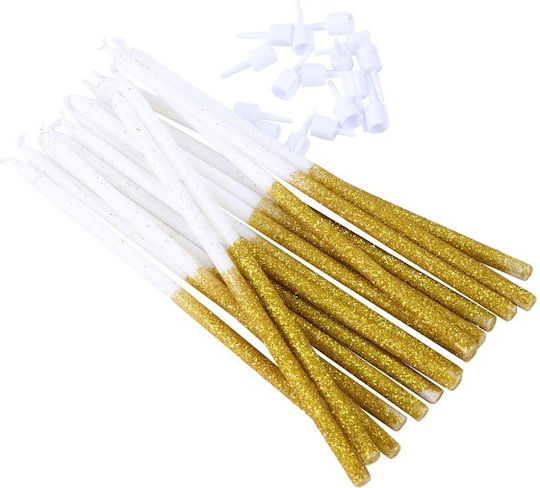 PME Birthday Candle in Gold Color 16pcs