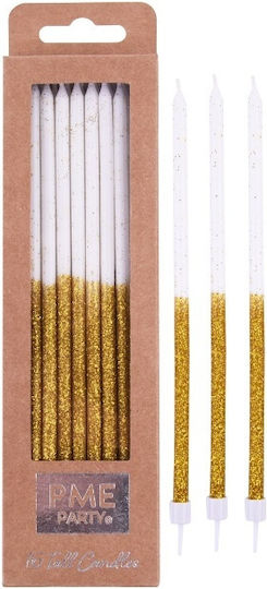 PME Birthday Candle in Gold Color 16pcs