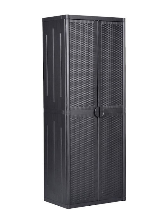 Δίφυλλη Ντουλάπα Πλαστική 65x45x175εκ.