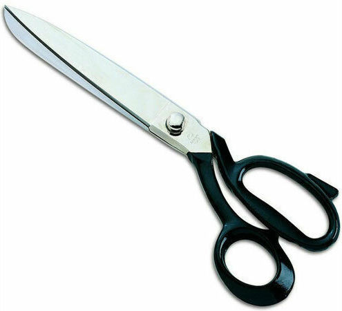Professional Tailoring Scissors Thick Fabrics Silver Carbon Steel Blades 30.5 Cm Length Lacquered Handles Omnia Line Premax