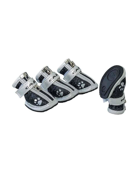 Camon Dog Shoes in Black Color 4pcs