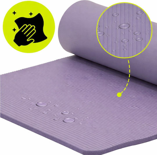 Sersimo Trainingsmatte Yoga Lila (183x61x2cm)
