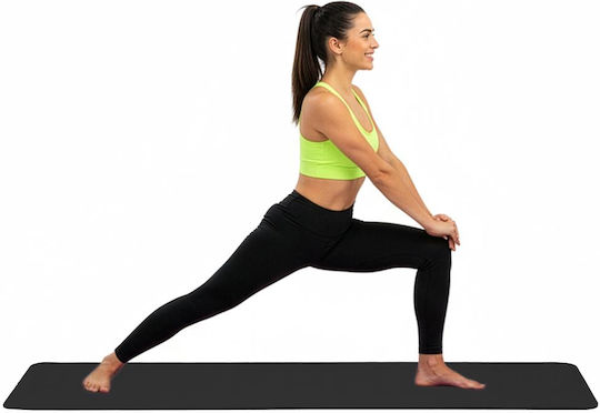 Sersimo Trainingsmatte Yoga Schwarz 183x61x2cm