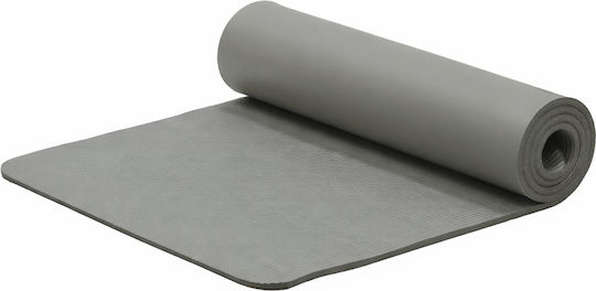Yoga Exercise Mat Grey with Carry Strap (183x61x1cm)