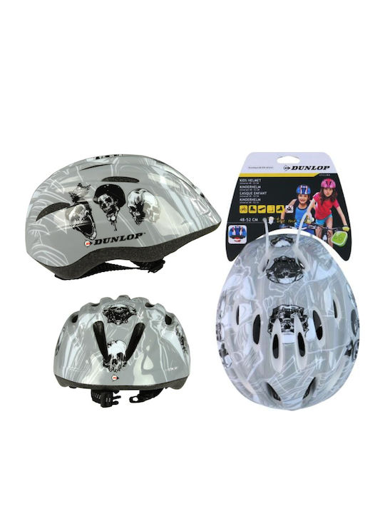 Dunlop Kinderfahrrad- / Rollerhelme Fahrrad / Scooter City Grey Scull