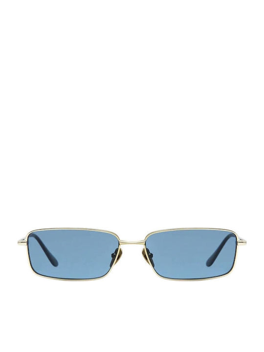 Gigi Barcelona Unisex Sonnenbrillen mit Blauem Rahmen und Blauem Glas 1091/50
