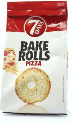 7days Crackers Bake Rolls with flavor Pizza 80gr