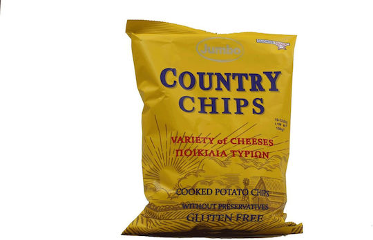 Ohonos Snack Chips Country με Γεύση Cheddar & Parmesan Cheese Χωρίς Γλουτένη 150gr