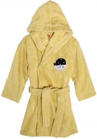 Nef-Nef Homeware Halat de Baie pentru Copii Rock Star Yellow 030570 cu Glugă
