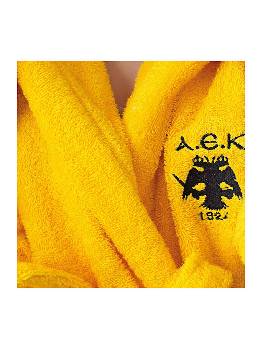 Palamaiki Kids Hooded Bathrobe Aek 1924 Yellow