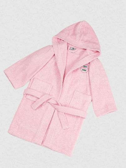 Sunshine Kids Hooded Bathrobe Pink