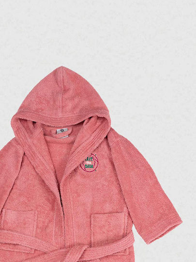Sunshine Kids Hooded Bathrobe Coral