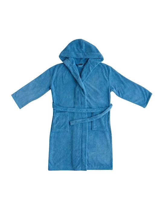 Kentia Kids Hooded Bathrobe Loft Jump 19 Blue