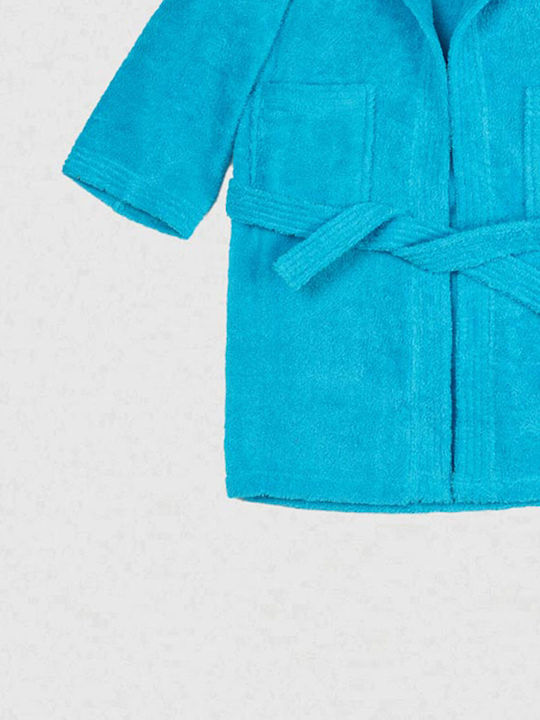 Sunshine Kids Hooded Bathrobe Turquoise