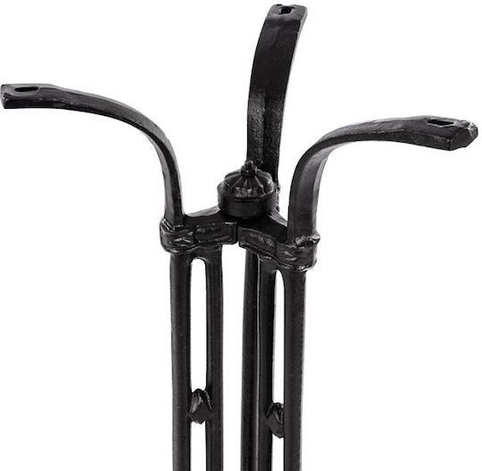 HomeMarkt Table Stand made of Cast Iron in Black Color 50x50x105cm