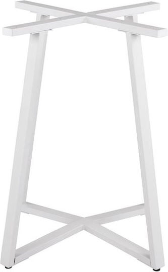 HomeMarkt Стойка за маса от Алуминий Бял 60x60x71см