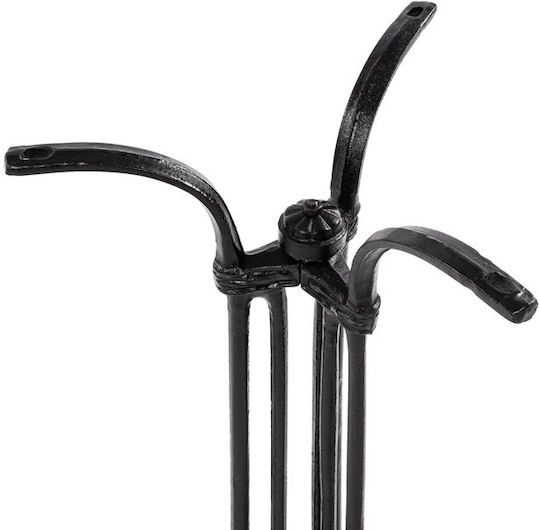 HomeMarkt Table Stand made of Cast Iron in Black Color 50x50x71cm