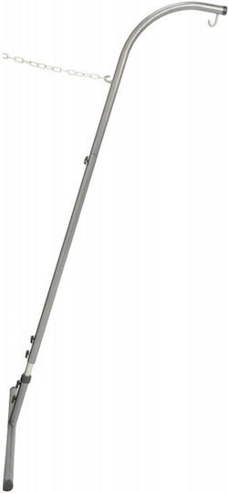 Amazonas Palmera Folding Hammock Stand made of Metal in Silver Color 60x100x250cm