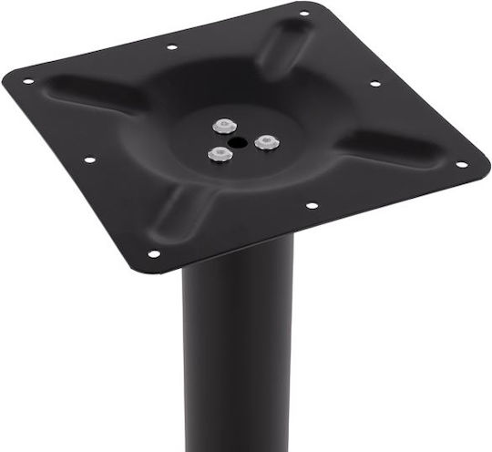 HomeMarkt Table Stand made of Metal in Black Color 40x40x72cm