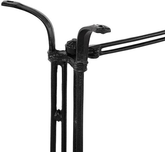 HomeMarkt Bar Table Base made of Cast Iron in Black Color 50x78x104cm