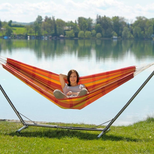 Amazonas Sumo Grande Hammock Stand made of Metal in Silver Color 380x132x107cm