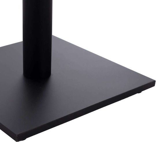 Freebox Метална Стойка За Маса С Регулатор Черен Матиран 45x45x94см