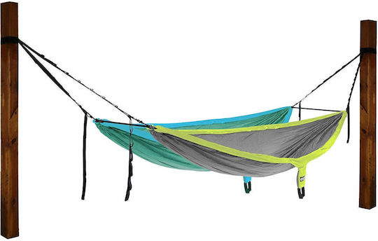 Eno Fuse Tandem Hamac Stand din Aluminiu în Culoare Verde 7.6x5x79cm