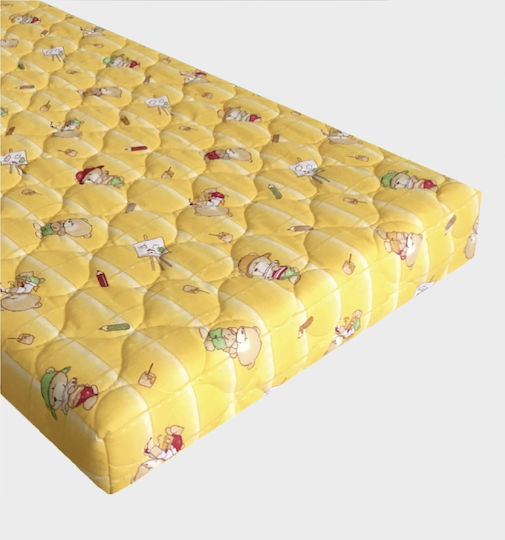 Anatomic Help Anatomic Saltea Pentru Patut Yellow cu Memory Foam 70cmx140cmx8cm