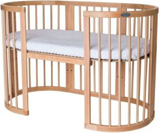 IngVart Matratze Kinderbett Big Round mit Kokosfaser & Latex 70cmx125cm