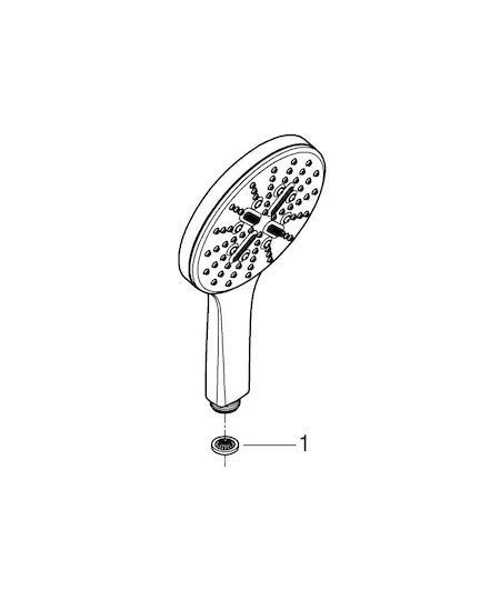 Grohe Rainshower Smart Active Handbrause mit Filter