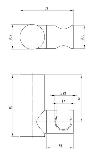 Deante Telefon de duș cu spirală
